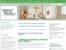 Tablet Screenshot of ev-kirche-stockach.de